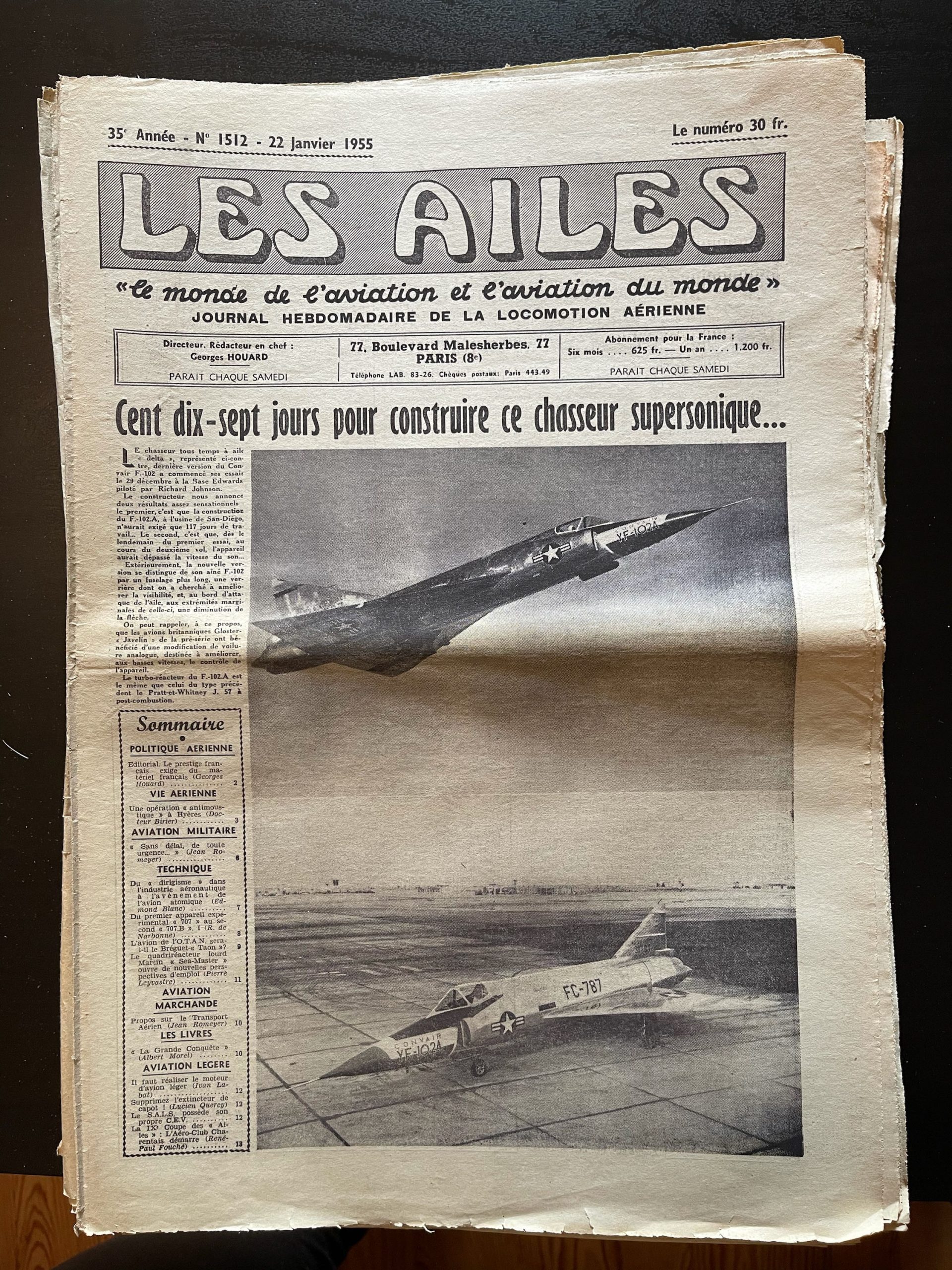 Une page de notre histoire - Aéro-club de vol à voile Pierre Herbaud