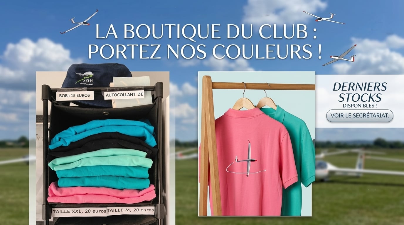 📦 Stock boutique club: Portez nos couleurs !